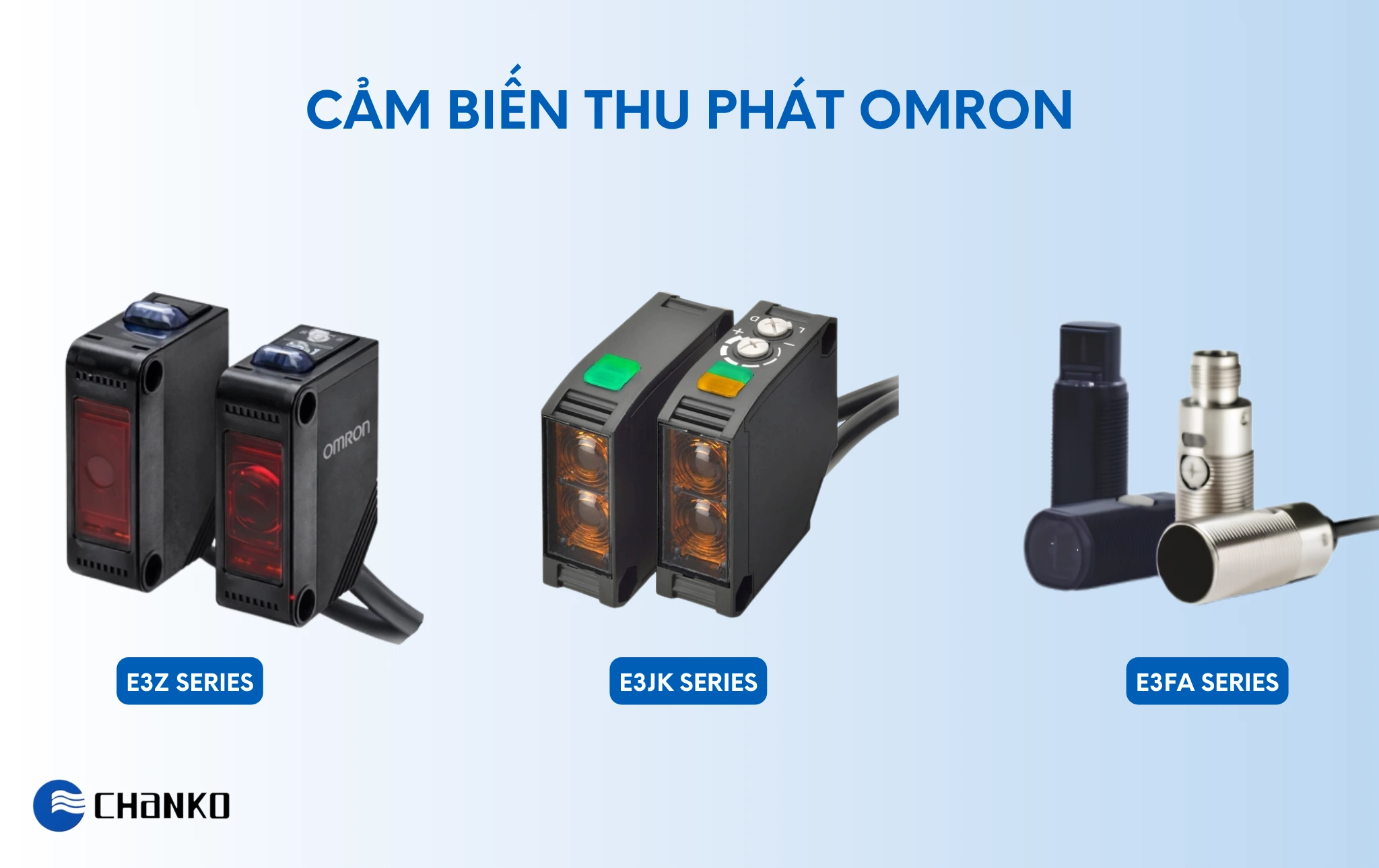 Cảm biến quang thu phát độc lập - thu phát chung | Bảng giá, Có sẵn 6 Cảm biến quang thu phát OMRON