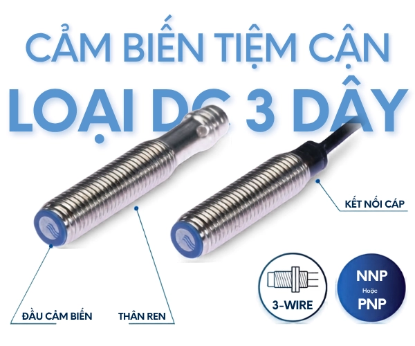 Cảm biến tiệm cận 3 dây